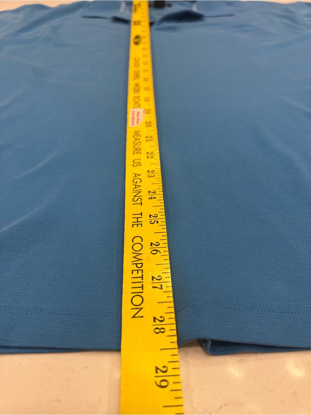 Harold's Teal-Blue Short Sleeve Polo - Picture 8 of 10